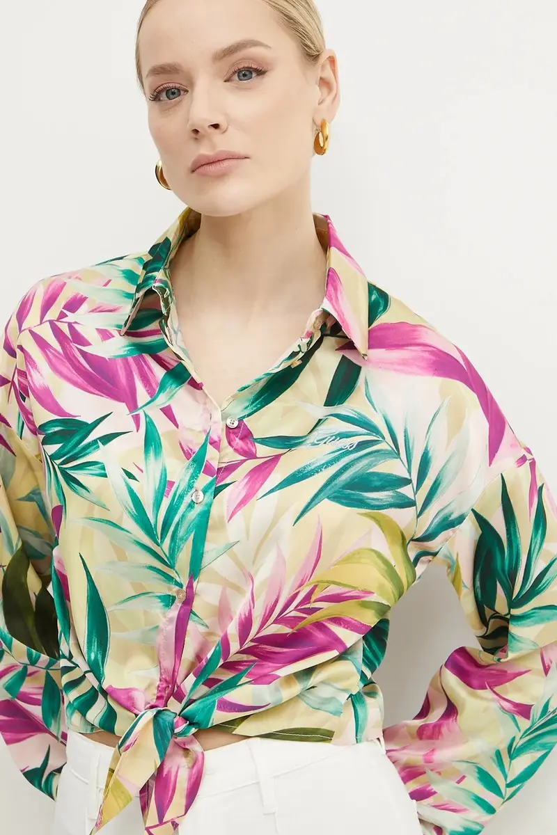 camicia JUN donna colore giallo W5GH0I WH9C2 miniatura 4