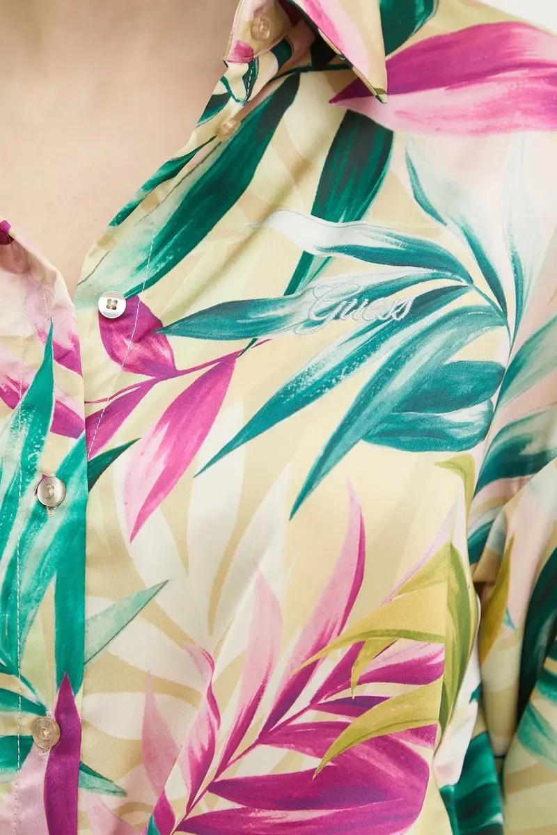 camicia JUN donna colore giallo W5GH0I WH9C2 miniatura 5