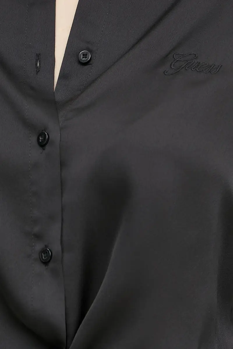 camicia JUN donna colore nero W5GH0I WH9C2 miniatura 5