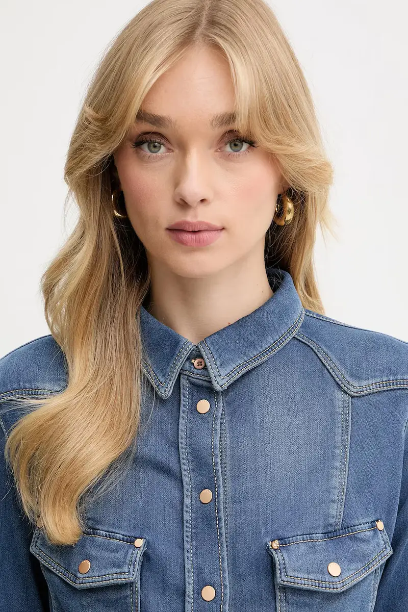 camicia KALIMA donna colore blu navy W5YH63 D0781 miniatura 4