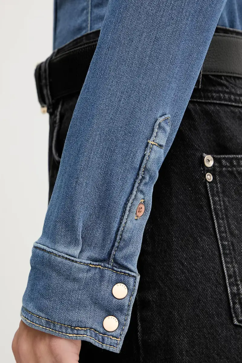 camicia KALIMA donna colore blu navy W5YH63 D0781 miniatura 5