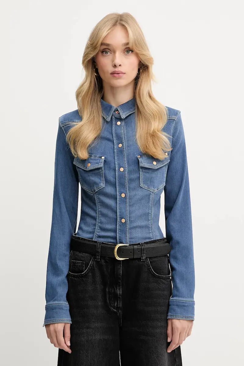 camicia KALIMA donna colore blu navy W5YH63 D0781