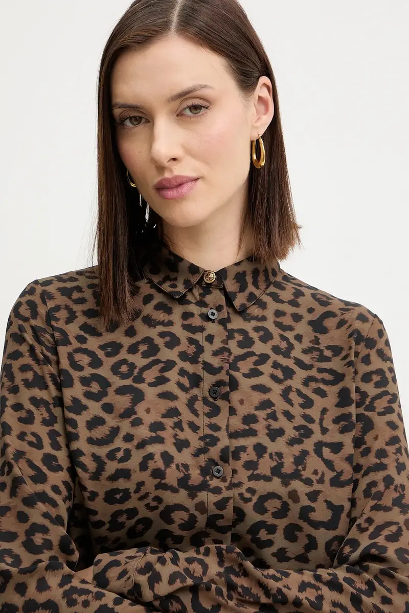 camicia NEW CLOUIS donna colore marrone W5BH73 WGLA2 miniatura 4