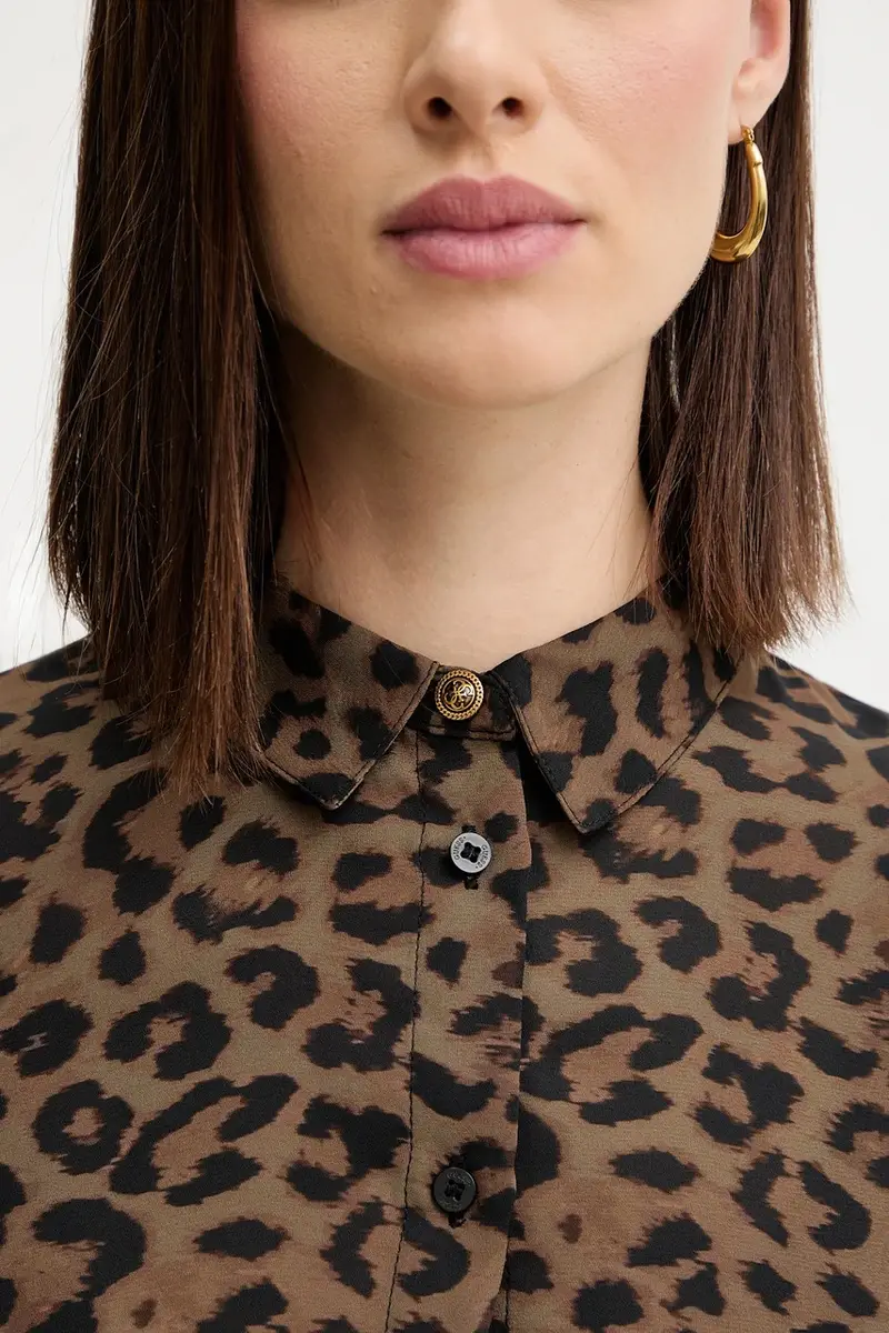 camicia NEW CLOUIS donna colore marrone W5BH73 WGLA2 miniatura 5