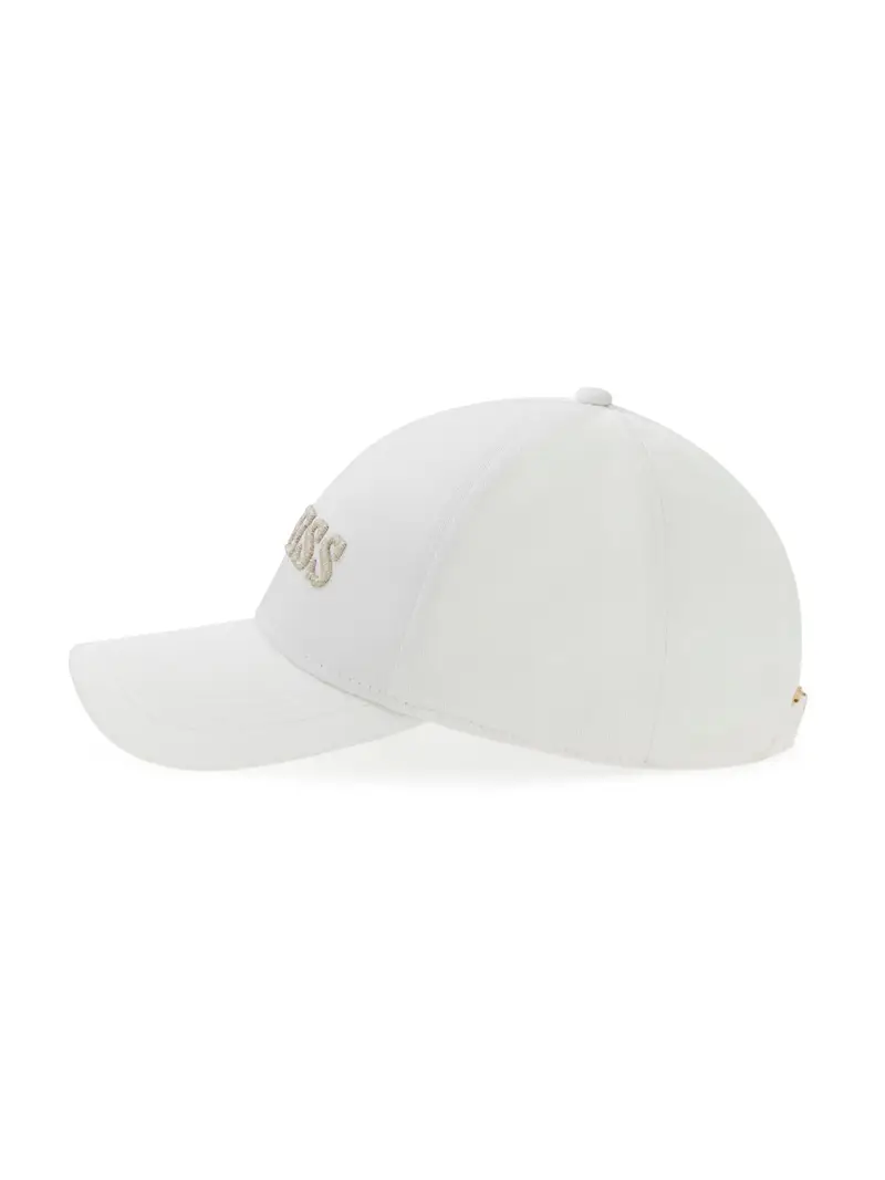 Cappello da baseball bianco miniatura 3
