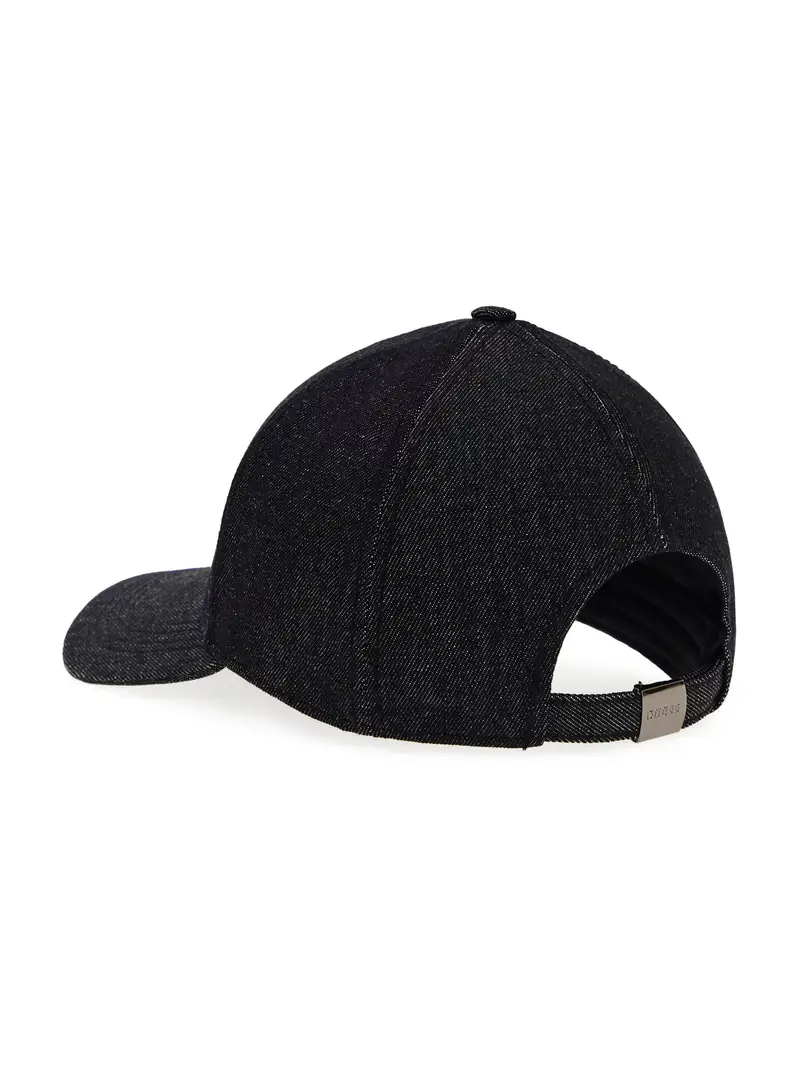 Cappello da baseball grigio scuro / nero sfumato / argento miniatura 3