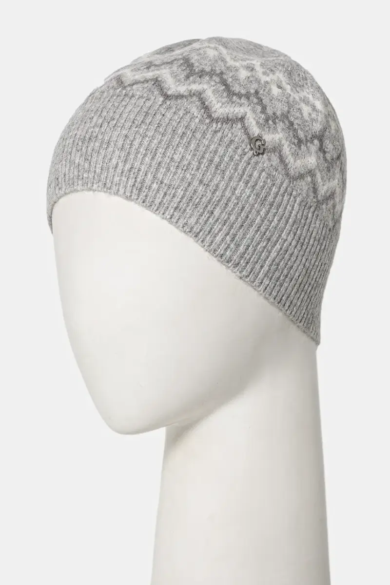 cappello e sciarpa con aggiunta di lana colore grigio W5PZ18 Z3LQ0 miniatura 2