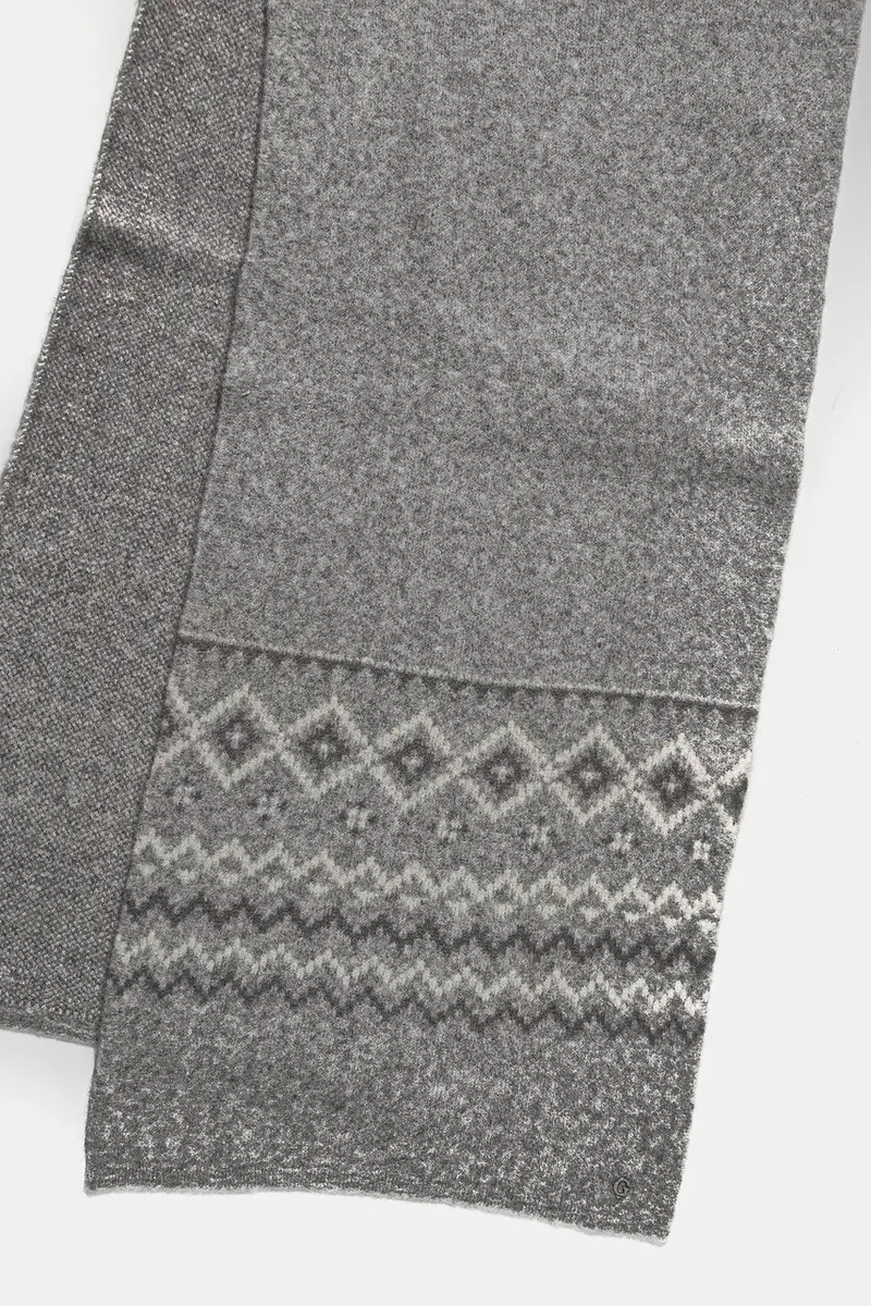 cappello e sciarpa con aggiunta di lana colore grigio W5PZ18 Z3LQ0 miniatura 5