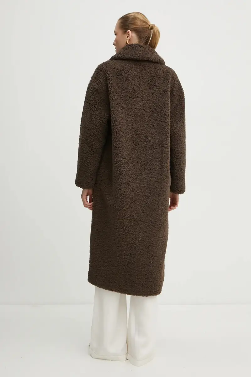 cappotto ALINA donna colore marrone W3BL86 WF2C2 miniatura 3