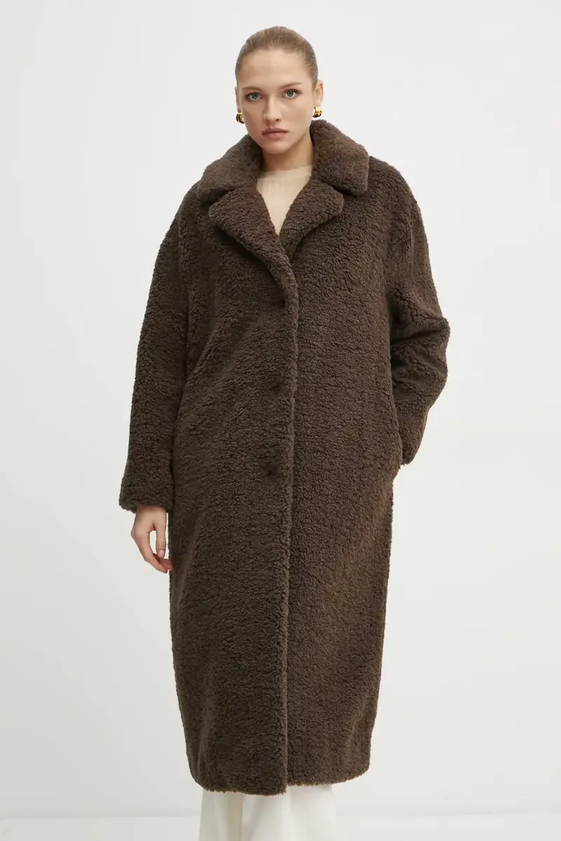 cappotto ALINA donna colore marrone W3BL86 WF2C2