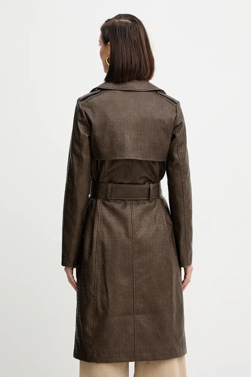 cappotto CARMEN colore marrone W5YL32 WHGT0 miniatura 3