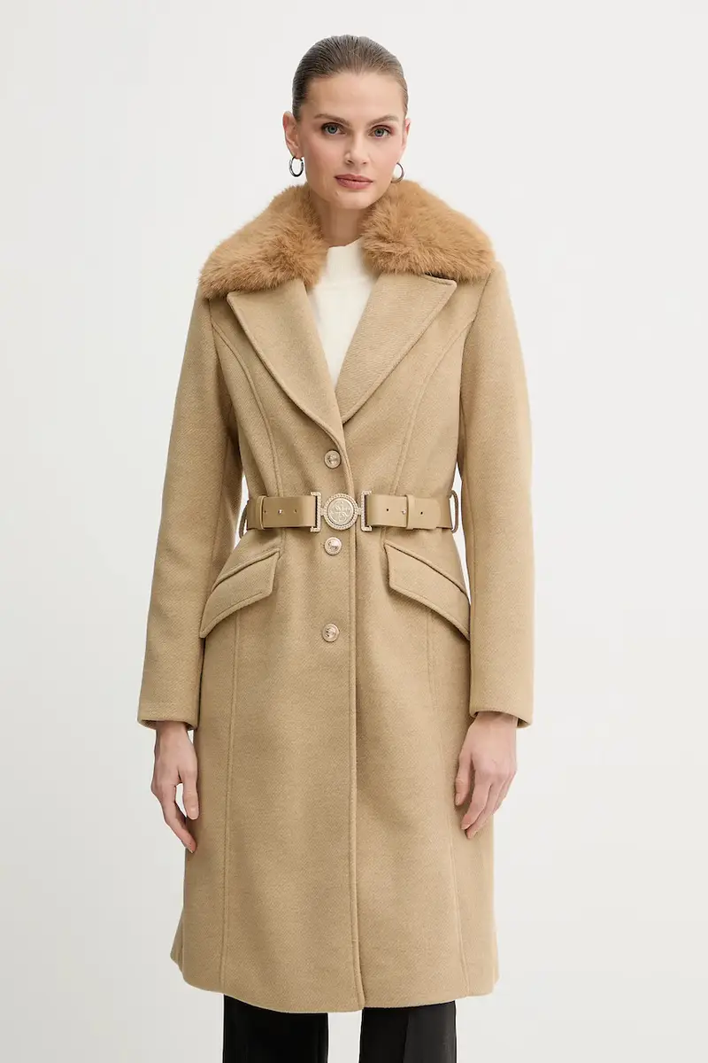 cappotto con aggiunta di lana NEW PATRICE Beige