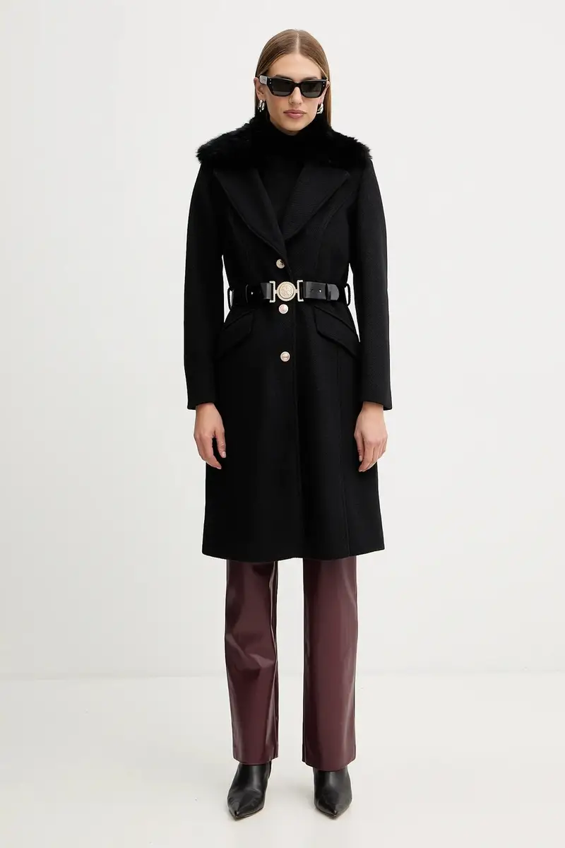 cappotto con aggiunta di lana NEW PATRICE colore nero W5BL25 W2672 miniatura 2