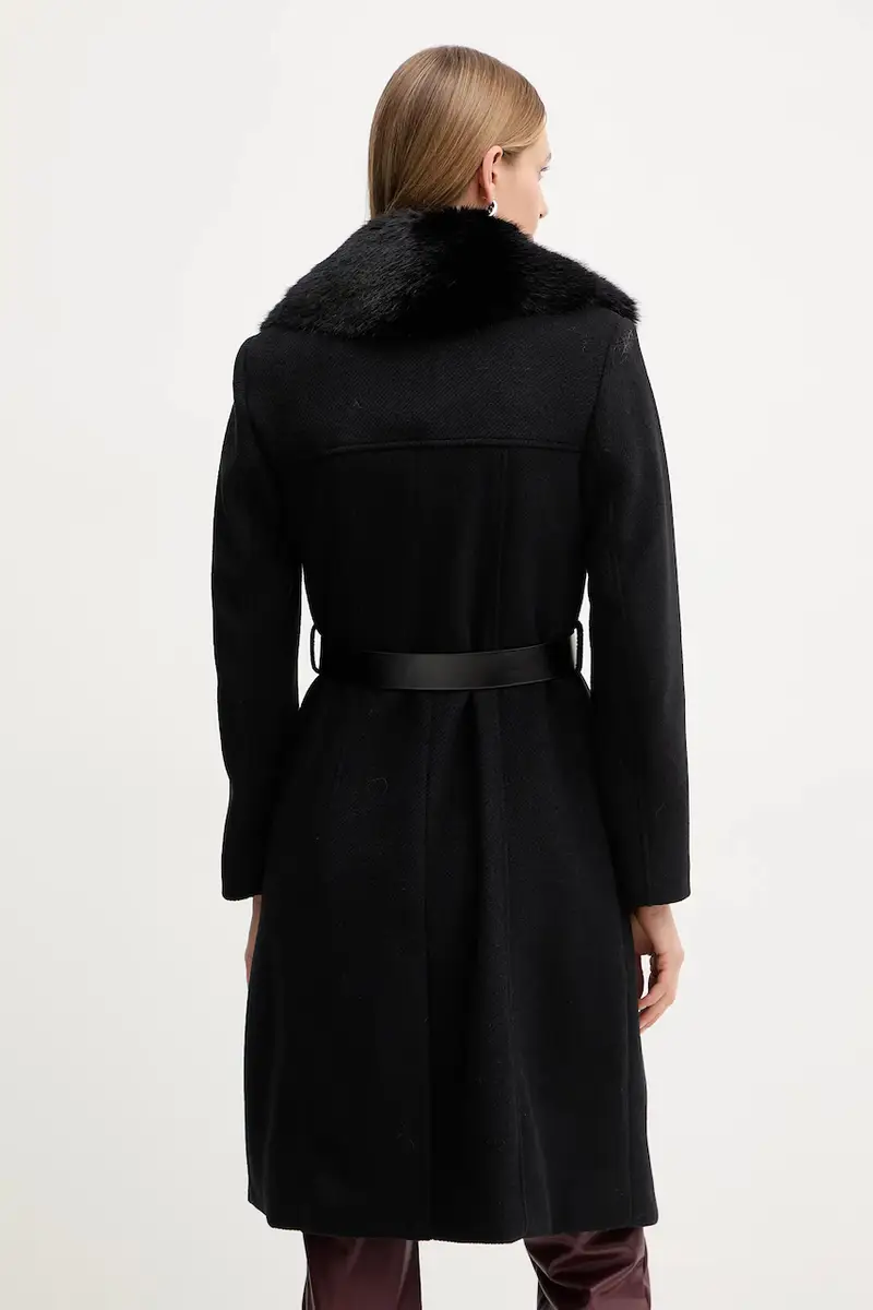 cappotto con aggiunta di lana NEW PATRICE colore nero W5BL25 W2672 miniatura 3