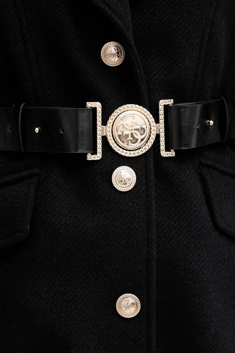 cappotto con aggiunta di lana NEW PATRICE colore nero W5BL25 W2672 miniatura 5