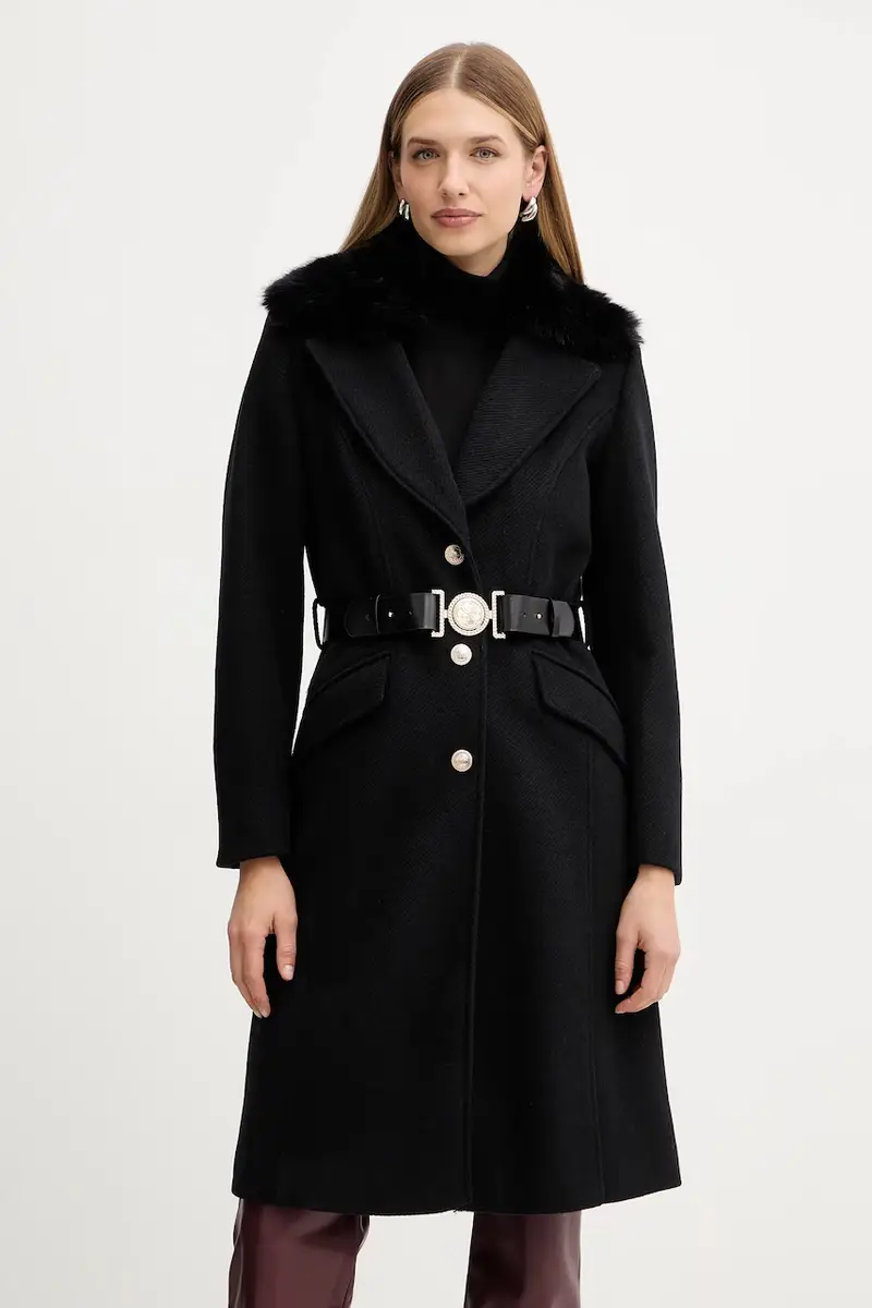 cappotto con aggiunta di lana NEW PATRICE colore nero W5BL25 W2672