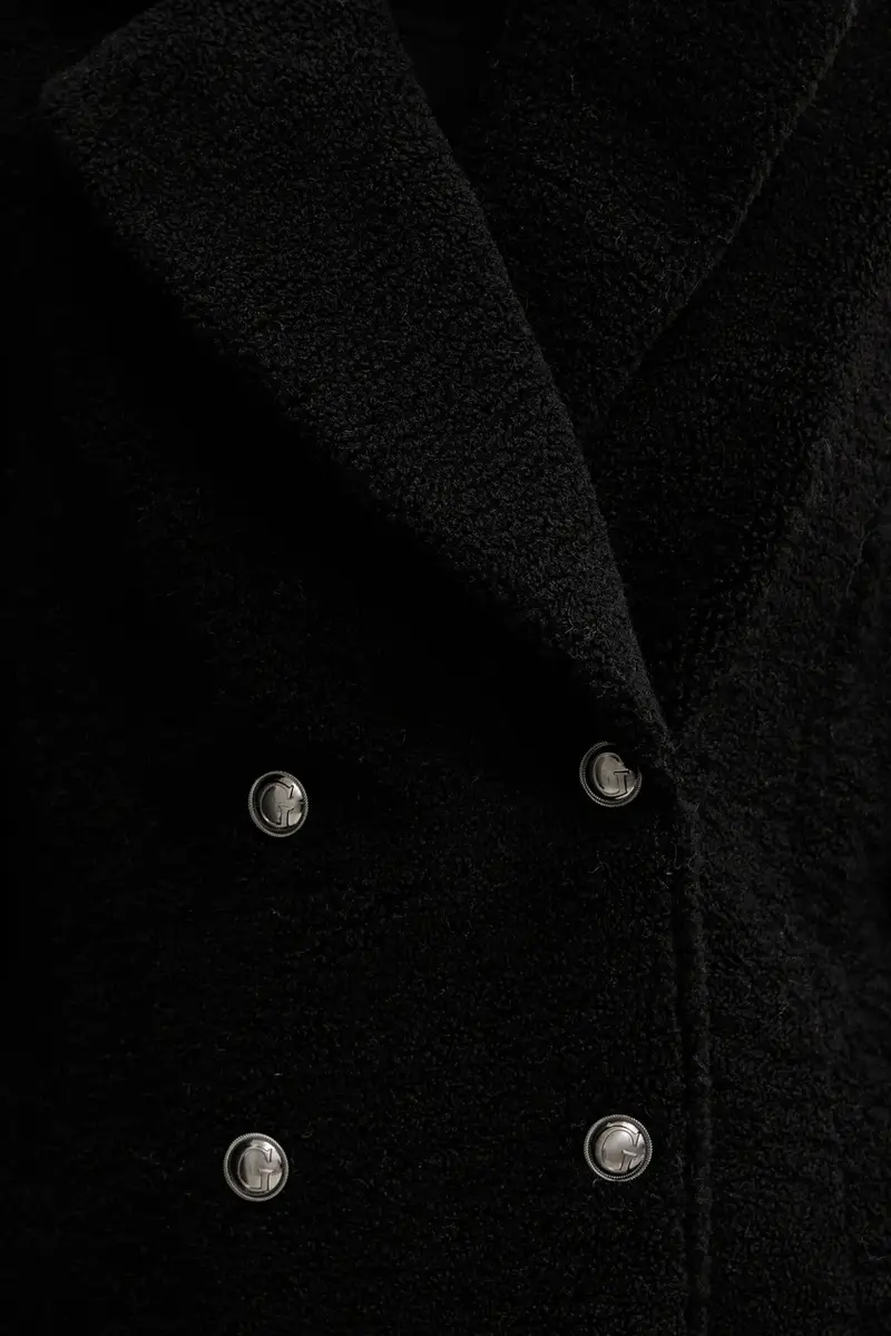 Guess Cappotto Laila Nero per Donna miniatura 5