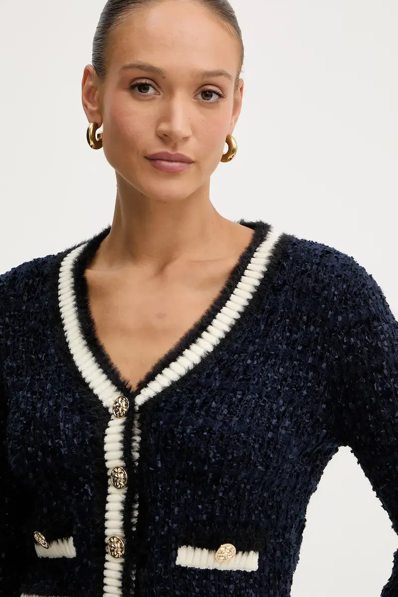 Guess Cardigan Blu 4215990 miniatura 4