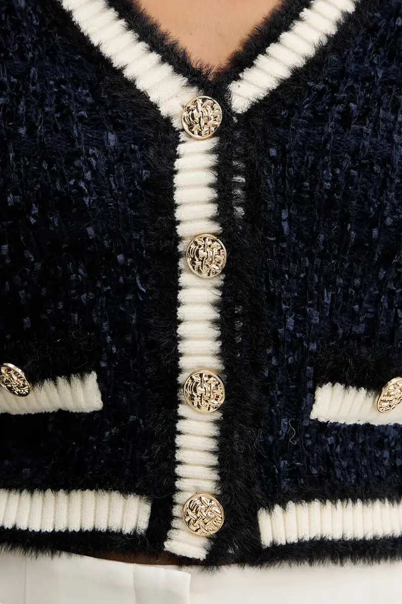 Guess Cardigan Blu 4215990 miniatura 5