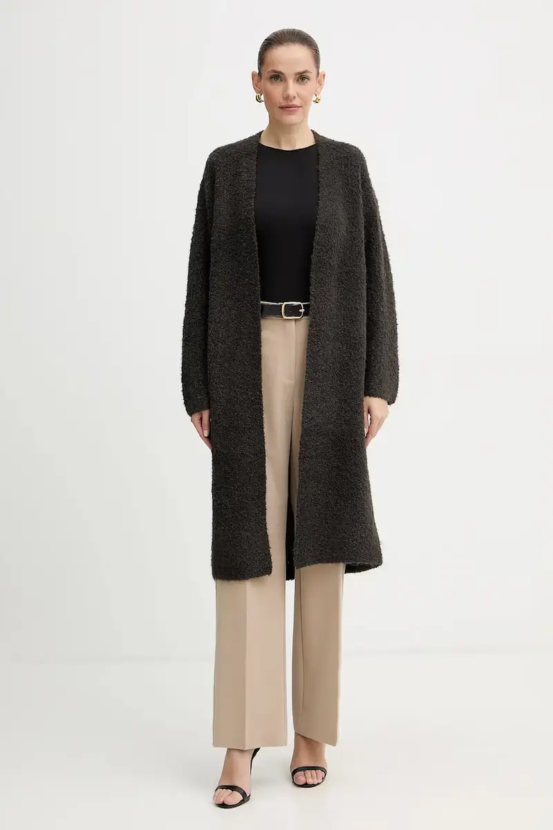 Guess Cardigan Grigio 3956321 miniatura 2