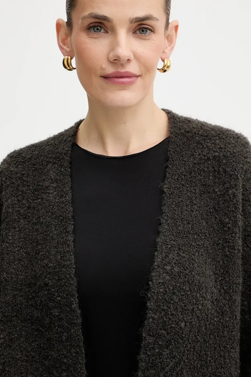 Guess Cardigan Grigio 3956321 miniatura 4