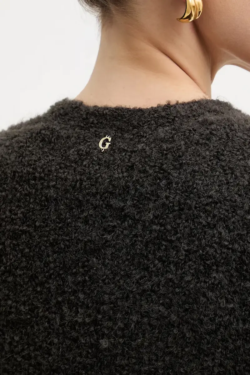 Guess Cardigan Grigio 3956321 miniatura 5