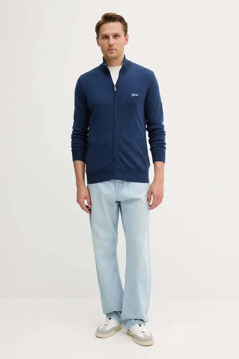 Guess Cardigan Uomo Blu 2982568 miniatura 2