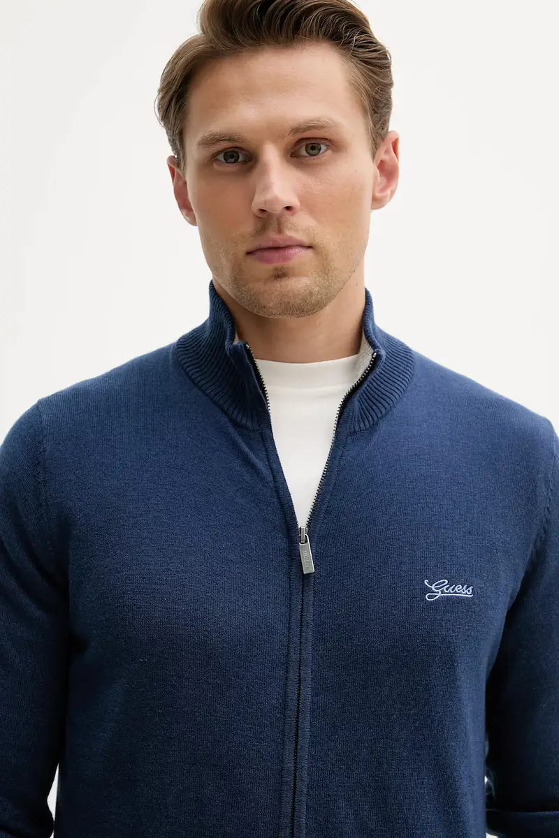 Guess Cardigan Uomo Blu 2982568 miniatura 4