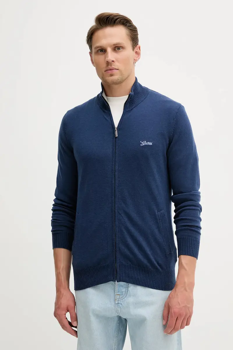 Guess Cardigan Uomo Blu 2982568