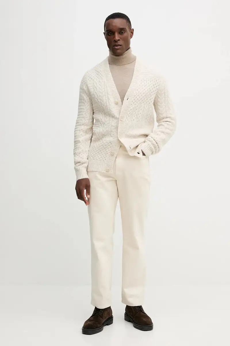 Guess Cardigan Uomo Beige 3575237 miniatura 2