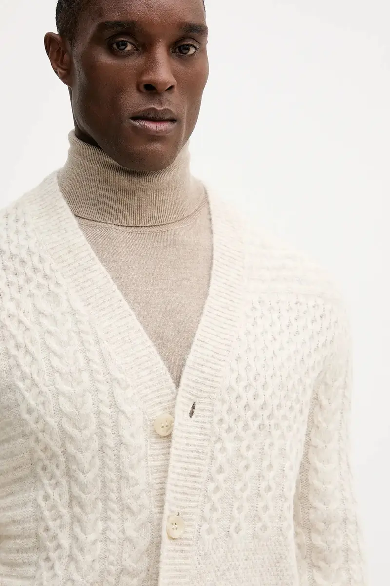 Guess Cardigan Uomo Beige 3575237 miniatura 4