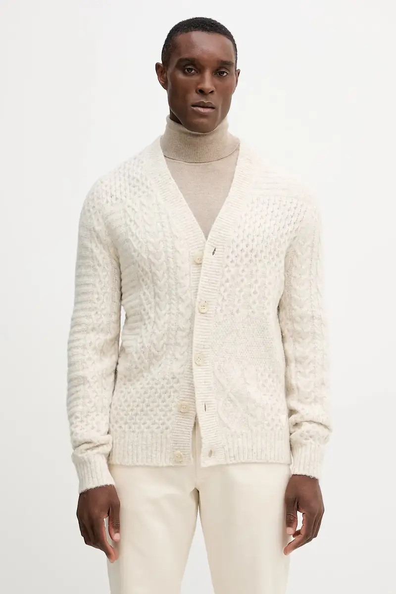 Guess Cardigan Uomo Beige 3575237