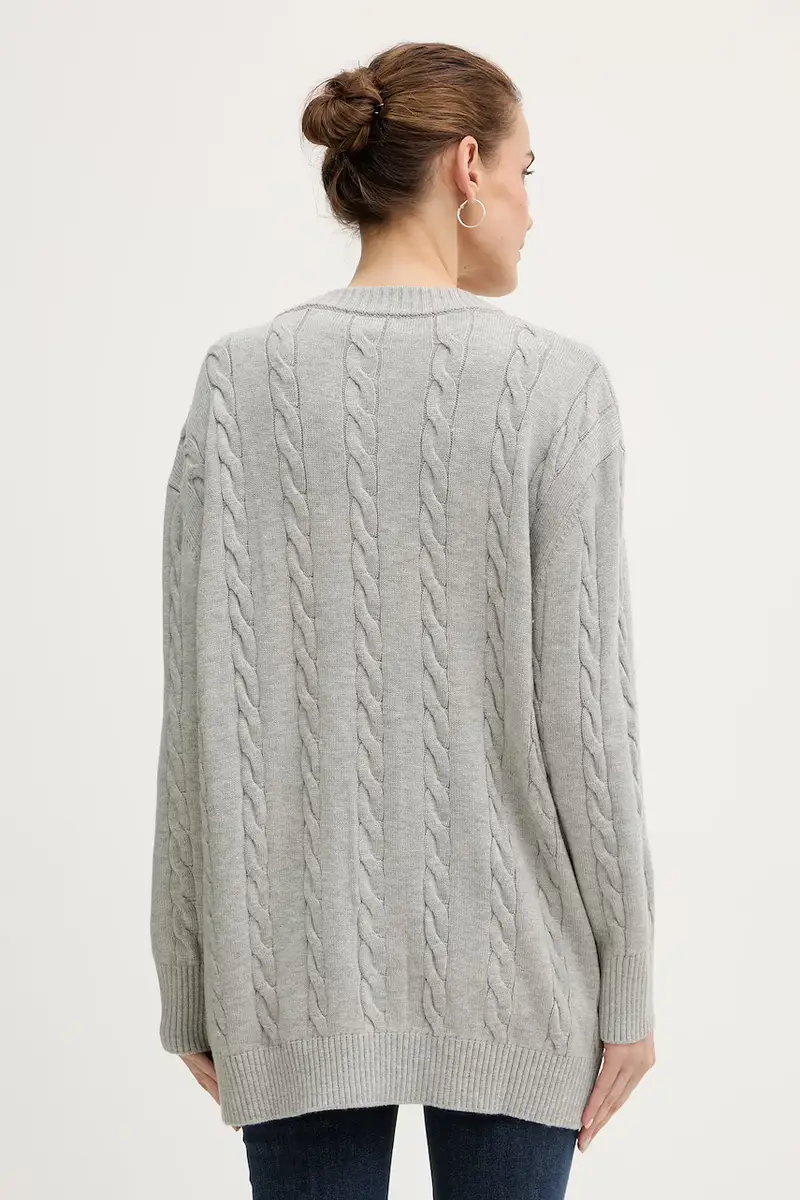 Guess Cardigan Grigio 3956323 miniatura 3