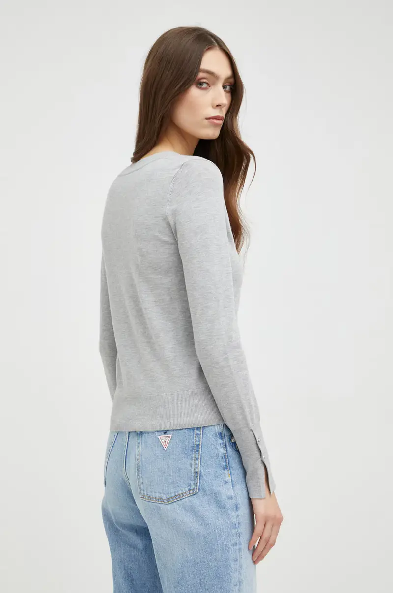Guess Cardigan Donna Grigio 2520177 miniatura 3