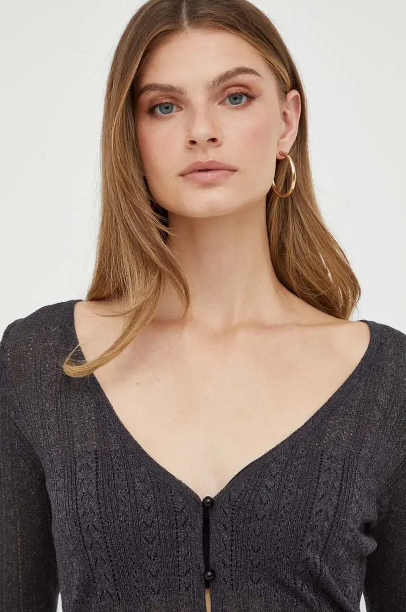 Guess Cardigan Donna Nero 2886618 miniatura 4