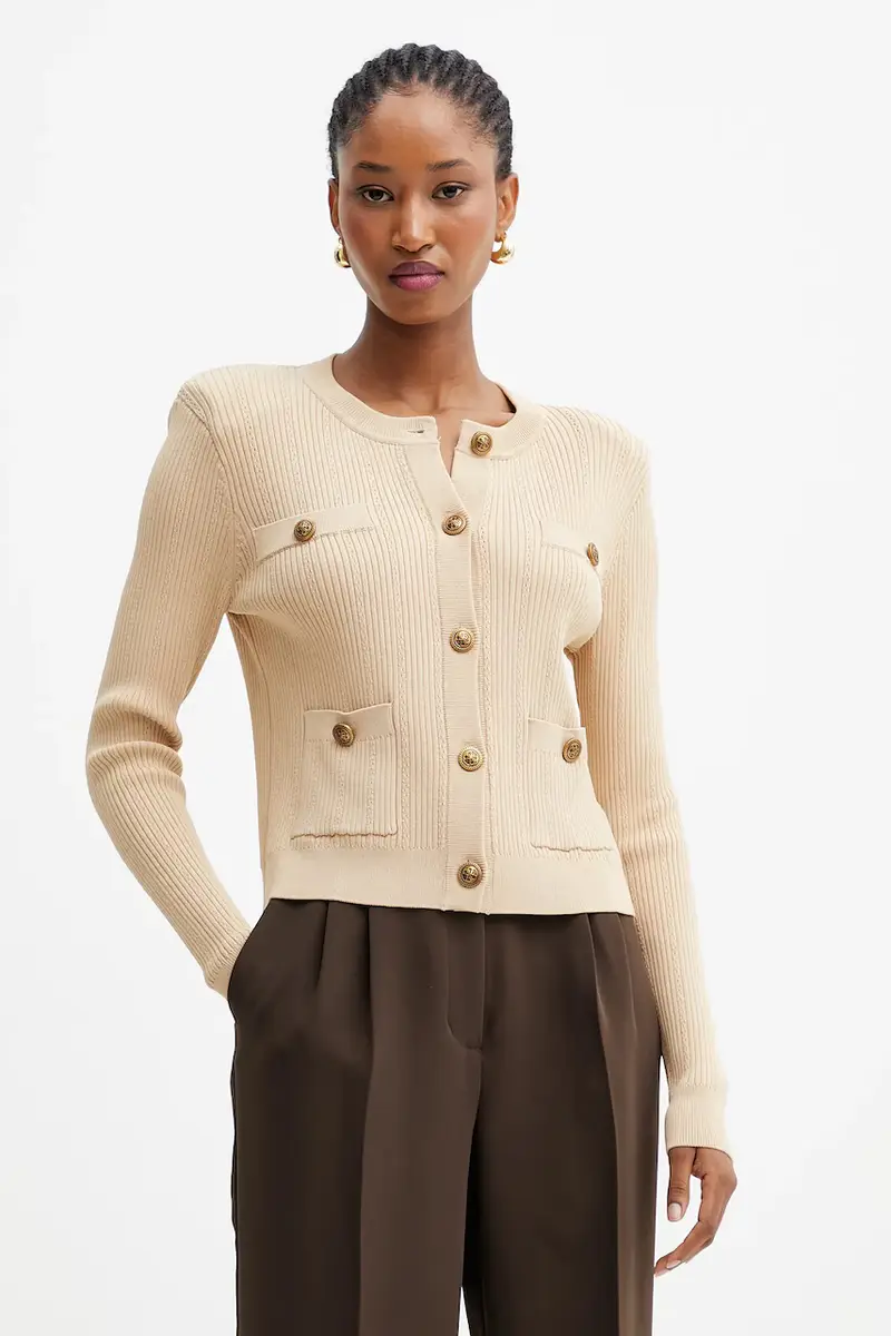 Guess Cardigan Donna Beige 3572266