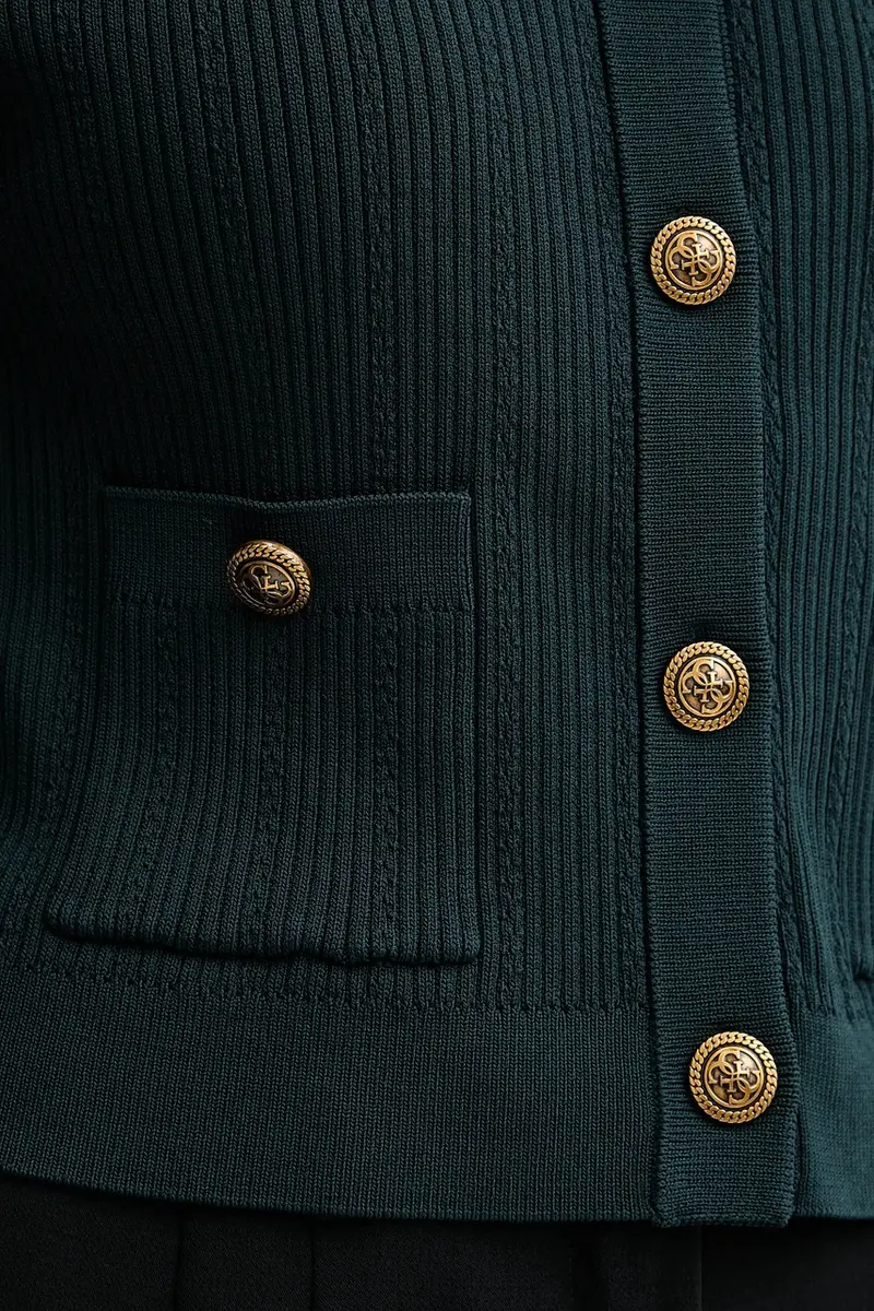 Guess Cardigan Donna Verde 2890870 miniatura 5