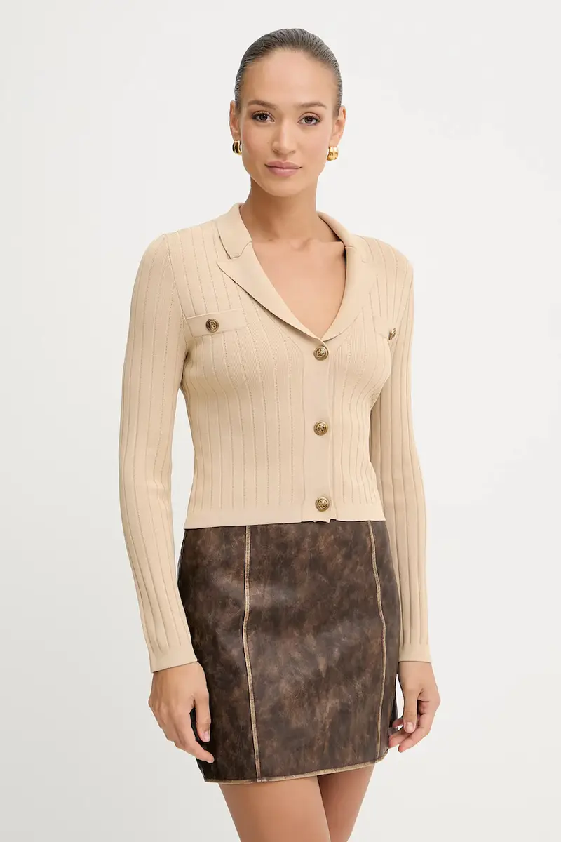 Guess Cardigan Donna Beige 2982261