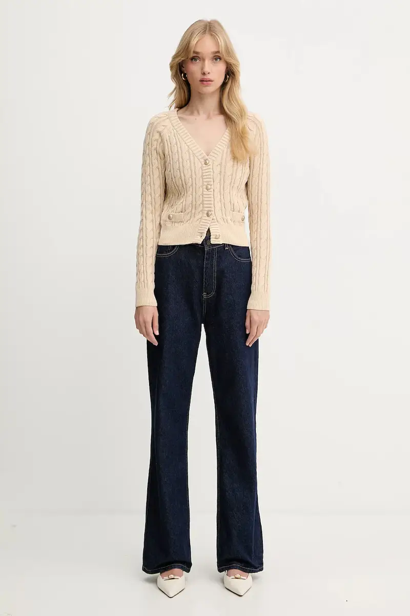 Guess Cardigan Donna Beige 3123670 miniatura 2