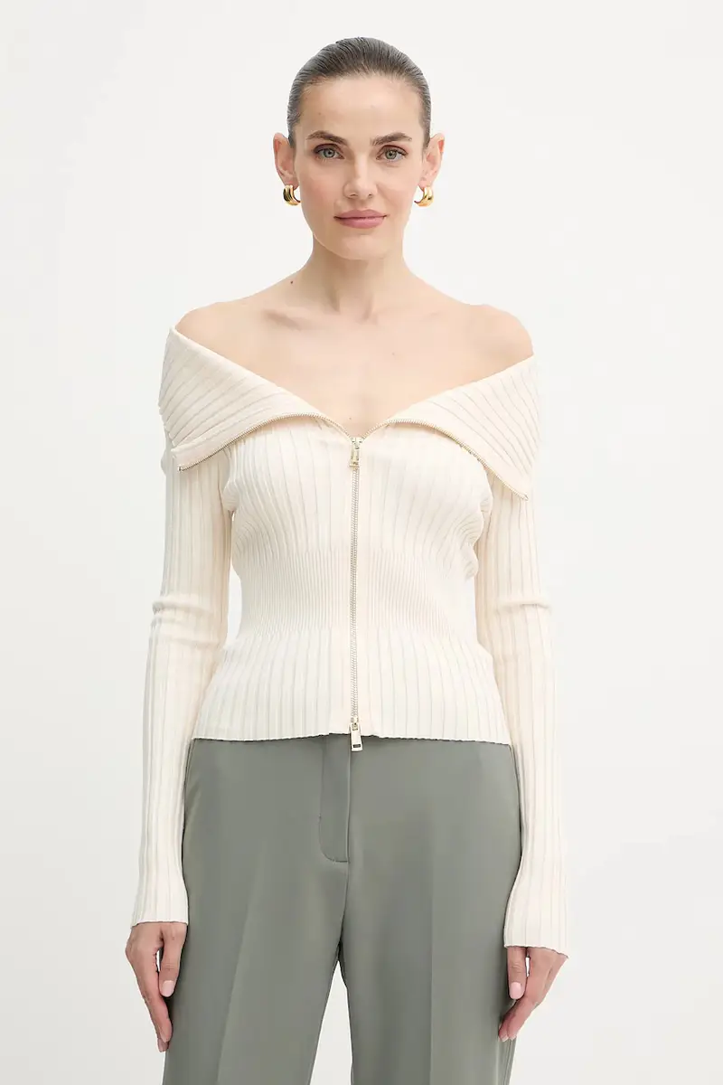 Guess Cardigan Donna Beige 2885310