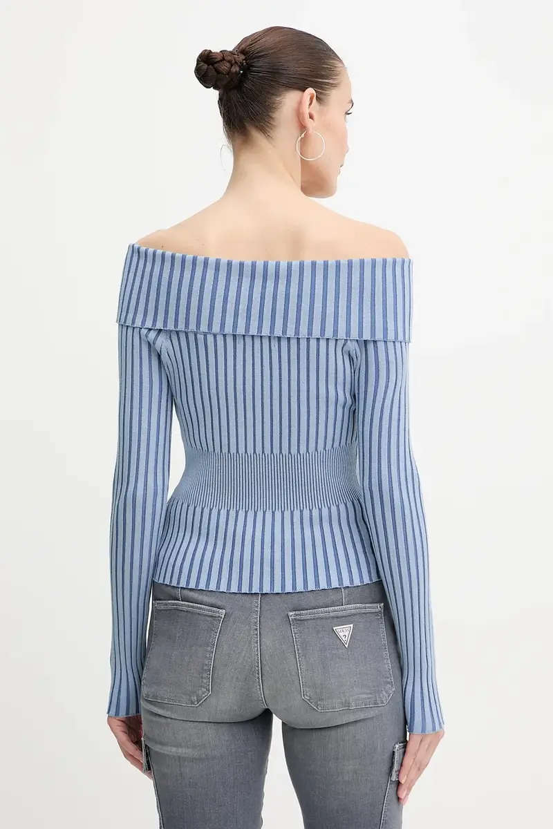 Guess Cardigan Donna Blu 2885954 miniatura 3