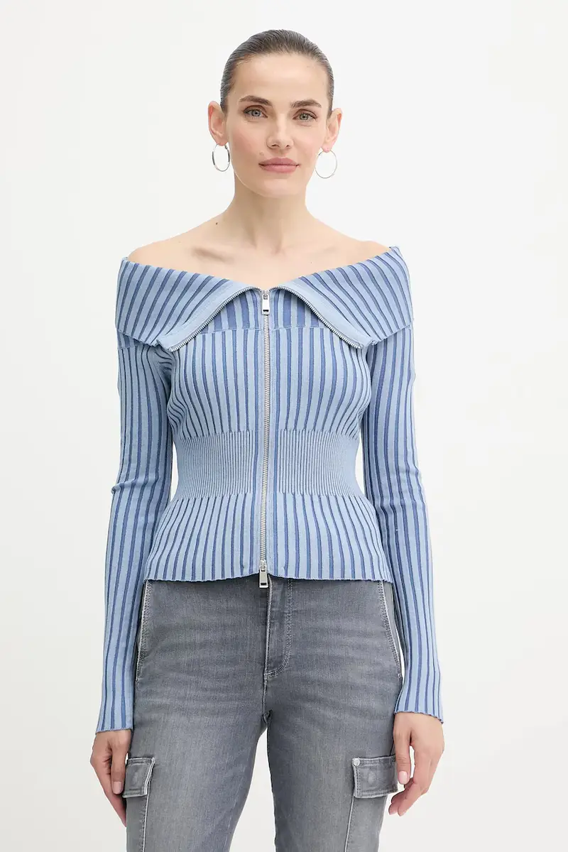 Guess Cardigan Donna Blu 2885954