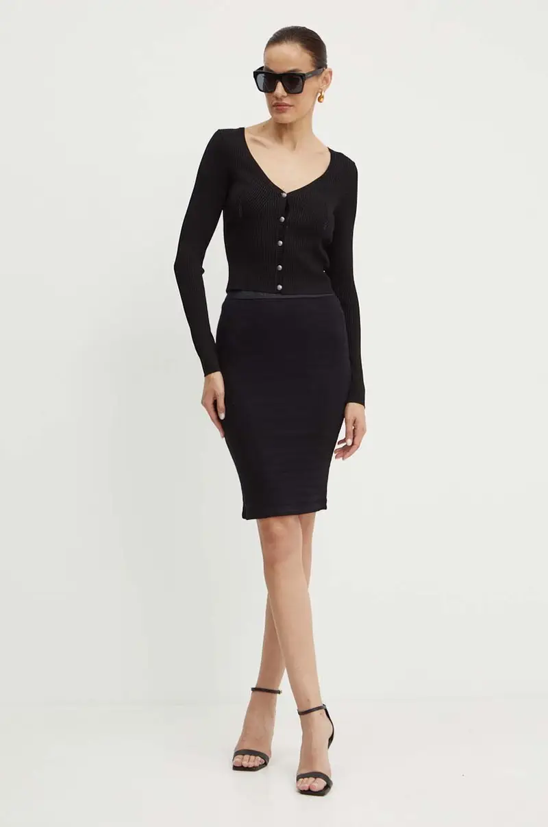 Guess Cardigan Donna Nero 3625419 miniatura 2