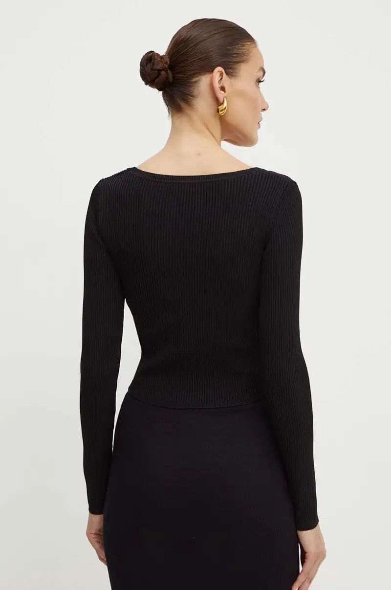 Guess Cardigan Donna Nero 3625419 miniatura 3