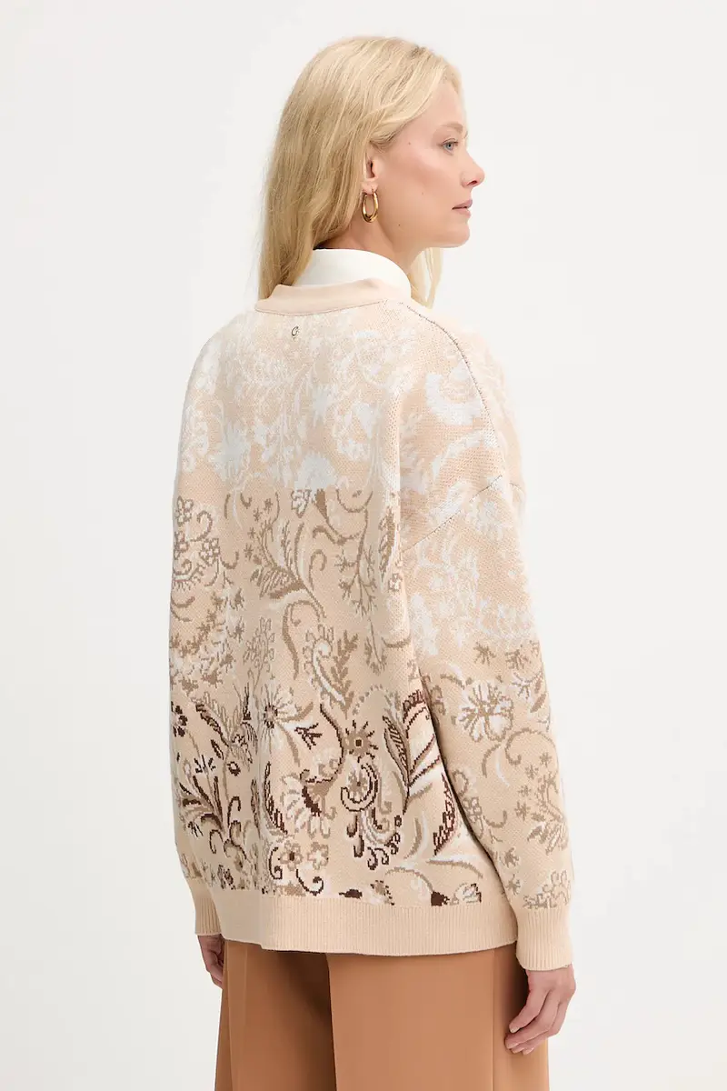 Guess Cardigan Donna Arancione 3120346 miniatura 3