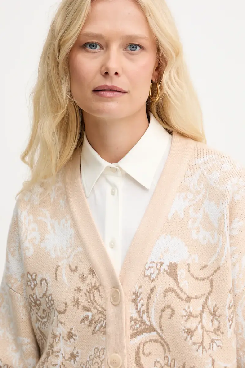 Guess Cardigan Donna Arancione 3120346 miniatura 4