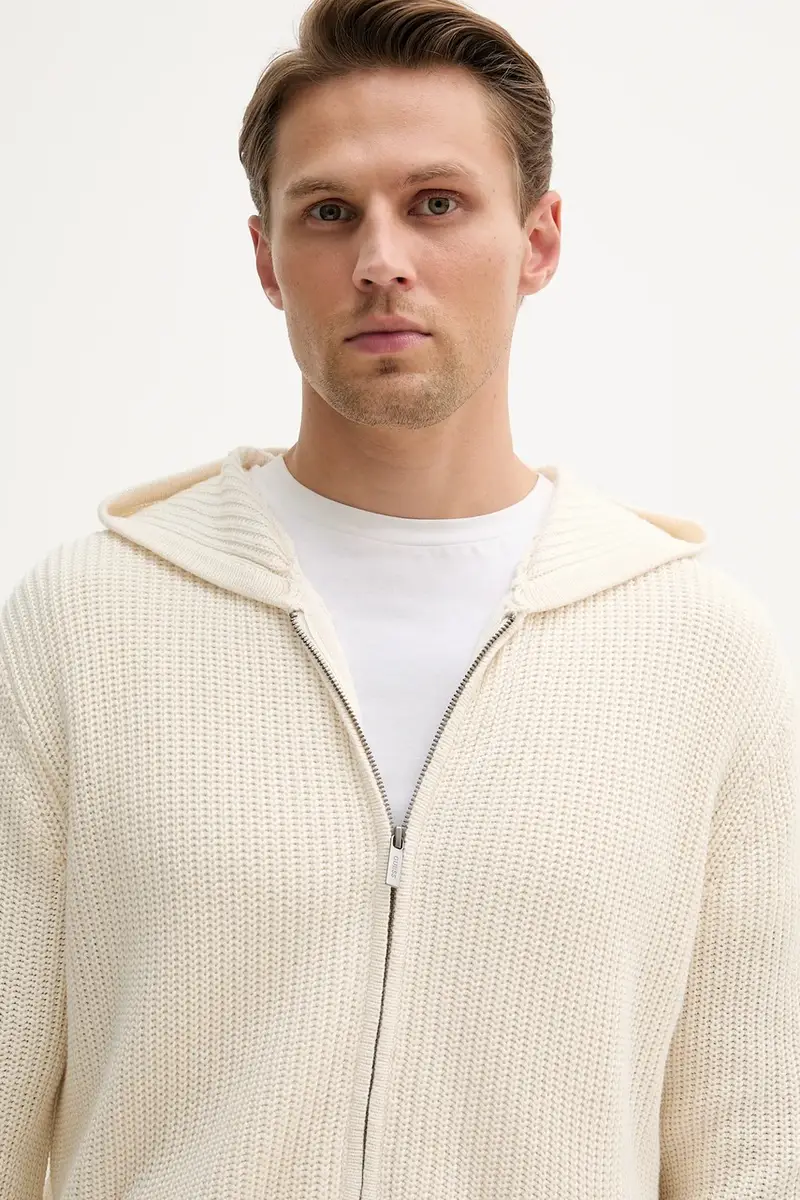 Guess Cardigan Uomo Beige 3123278 miniatura 4