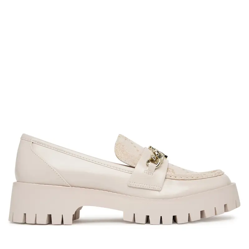 Chunky loafers Guess FLPALR FAL14 Écru Crema