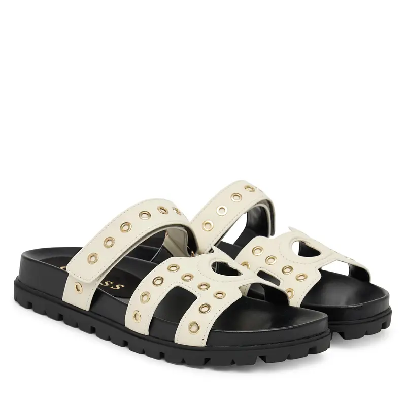 Ciabatte Guess FLPFAS ELE03 Écru Écru