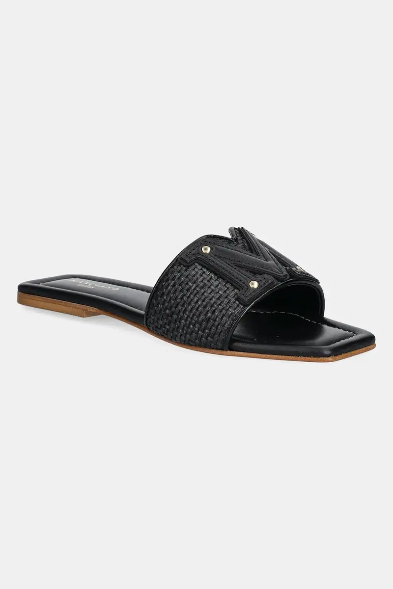 ciabatte slide RAMADA RAFIA SLIDE donna colore nero 5GGZ39 7329A